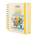 DIARIO SCOLASTICO GIORNALIERO 2026/2027 TAGLIA M 11 MESI MINIONS