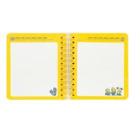 DIARIO SCOLASTICO GIORNALIERO 2026/2027 TAGLIA M 11 MESI MINIONS 2