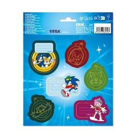 ETIQUETAS ADHESIVAS NAVIDAD PREMIUM SONIC 2