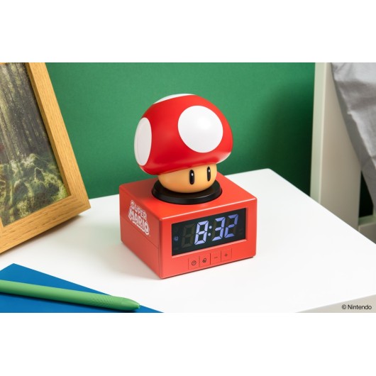 OROLOGIO SVEGLIA ICON FUNGHI MARIO