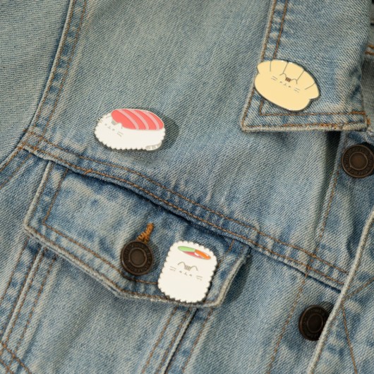 SET DI 4 PIN PUSHEEN SUSHI ROLL