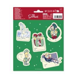 ETICHETTE ADESIVE NATALE PREMIUM THE SIMPSONS 2
