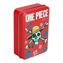 MAZZO DI CARTE DA GIOCO IN SCATOLA METALLICA ONE PIECE 2