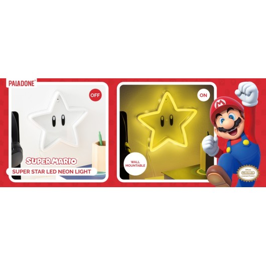 LAMPADA NEON SUPER MARIO
