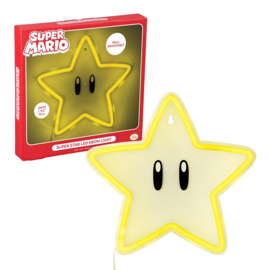 LAMPADA NEON SUPER MARIO