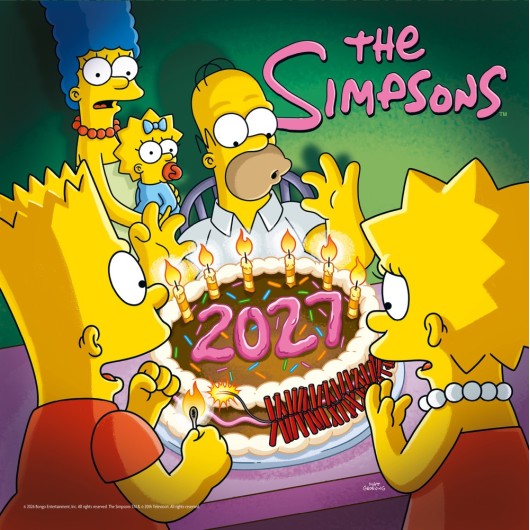 CALENDARIO 2027 30X30 THE SIMPSONS (PLASTIC FREE)