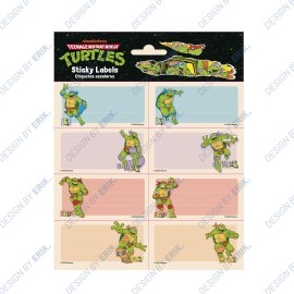 ETICHETTE ADESIVE TORTUGAS NINJA