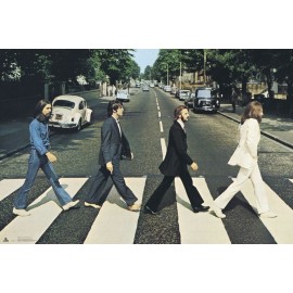 POSTER THE BEATLES - ABBEY ROAD