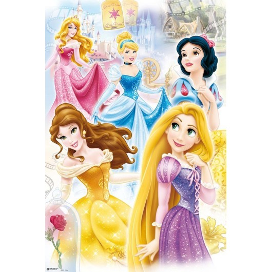 POSTER DISNEY PRINCESS-GRUPO