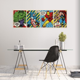 DOOR POSTER MARVEL COMICS TRIPTICO 2