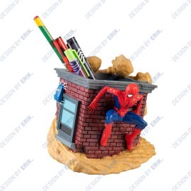 PORTAPENNE CON SET DI SCRITTURA MARVEL SPIDERMAN