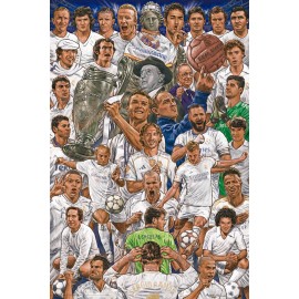 POSTER LEGGENDE DEL MADRID DI MORALES DE LOS RÍOS