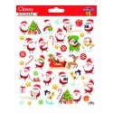 ADESIVI CLASSY NATALE BABBO NATALE