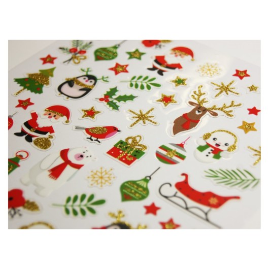 ADESIVI CLASSY NATALE ELEMENTI NATALIZI
