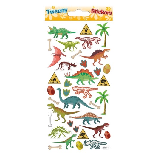 ADESIVI TWEENY FOAMY DINOSAURI