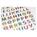 ADESIVI TWEENY FOAMY LETTERE E NUMERI COLORI GLITTER