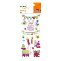 ADESIVI SCENY SCRAP & DECO HAPPY BIRTHDAY IN RILIEVO