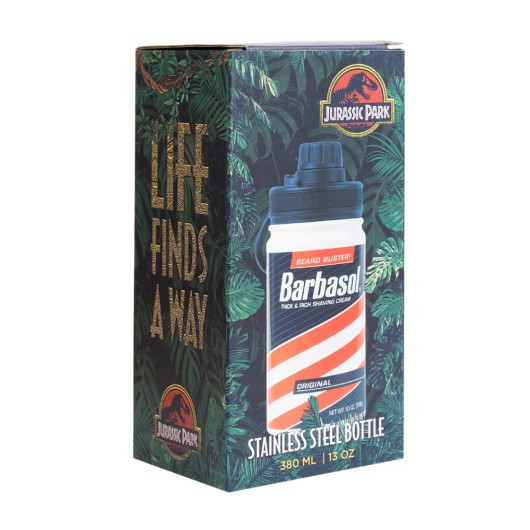 BOTTIGLIA METALLICA TERMICA HOT&COLD 380ML JURASSIC PARK