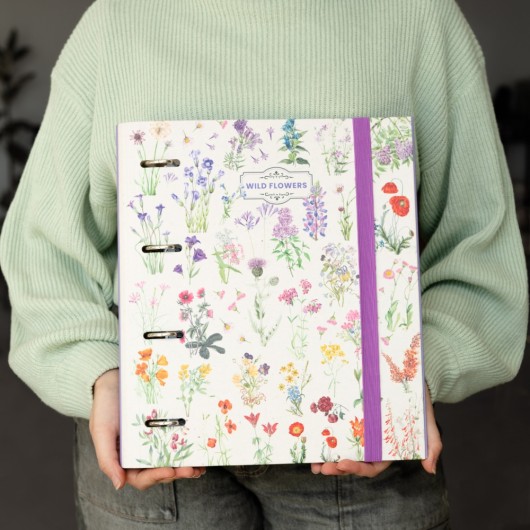 RACCOGLITORE A 4 ANELLI  WILD FLOWERS