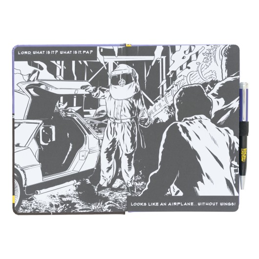 QUADERNO PREMIUM A5 CON PENNA BACK TO THE FUTURE
