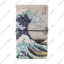 QUADERNO DA VIAGGIO HOKUSAI LA GRANDE ONDA DI KANAGAWA