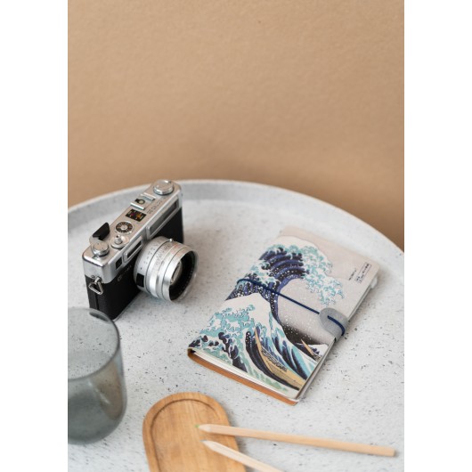 QUADERNO DA VIAGGIO HOKUSAI LA GRANDE ONDA DI KANAGAWA