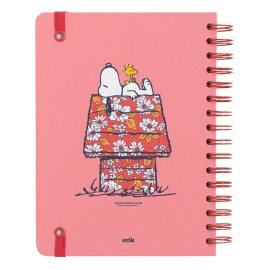 CUADERNO TAPA FORRADA A5 SNOOPY LOVE YOURSELF 2