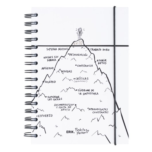 QUADERNO COPERTINA RIVESTITA A5 PEDRITA PARKER SUCCESSO