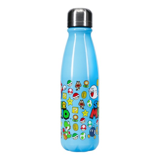 BOTTIGLIA D’ACQUA IN ALLUMINIO 550 ML SUPER MARIO