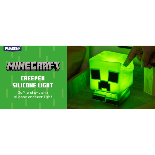 LAMPADA SILICONE RICARICABILE MINECRAFT