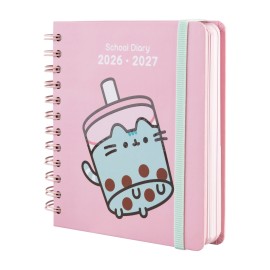 DIARIO SCOLASTICO GIORNALIERO 2026/2027 TAGLIA M 11 MESI PUSHEEN