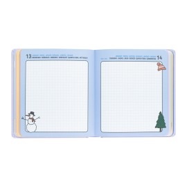 DIARIO SCOLASTICO GIORNALIERO 2026/2027 TAGLIA M RILEGATURA CUCITA 11 MESI KAWAII 2