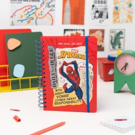 DIARIO SCOLASTICO SETTIMANALE 2026/2027 FORMATO A5 12 MESI MARVEL SPIDERMAN 2