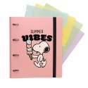 RACCOGLITORE A 4 ANELLI IN POLIPROPILENE SNOOPY
