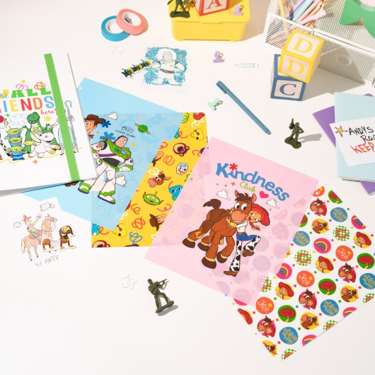 RACCOGLITORE A 4 ANELLI IN POLIPROPILENE DISNEY PIXAR TOY STORY