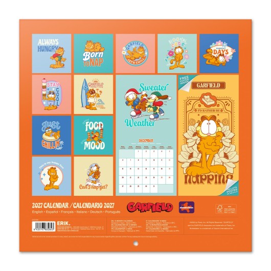 CALENDARIO 2027 30X30 GARFIELD