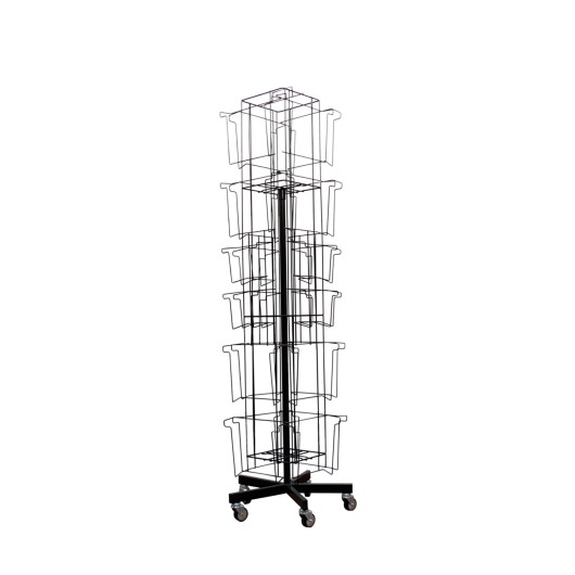 ESPOSITORE CALENDARI GIREVOLE 4 FACCE C-24  NERO 16C+8SB (SENZA MERCE)