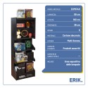 ESPOSITORE 5 RIPIANI LAMPADE NERO ERIK SENZA MERCE