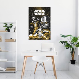 POSTER STAR WARS 50 ANNIVERSARIO 2