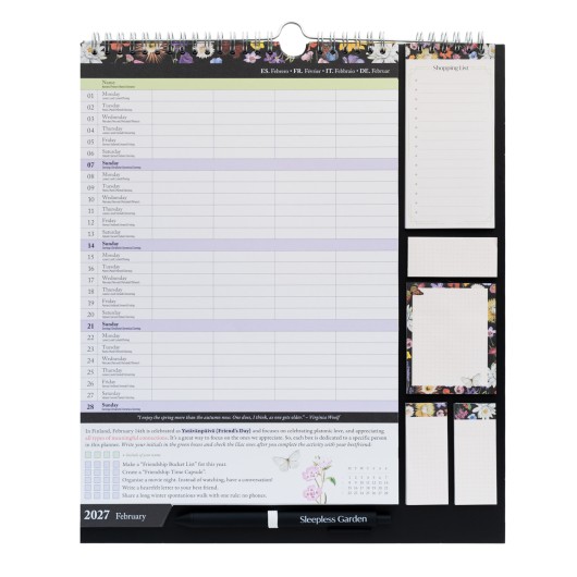PLANNER 2026/2030 SLEEPLESS GARDEN