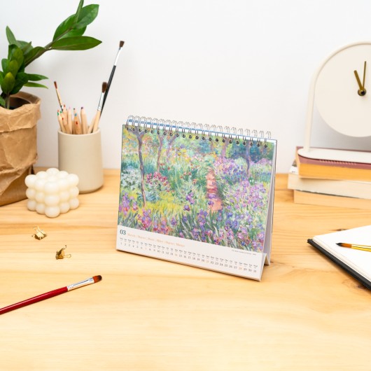 CALENDARIO DA SCRIVANIA 2027 MONET