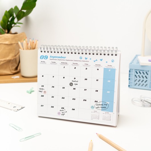 CALENDARIO DA SCRIVANIA 2027 CAGNOLINI
