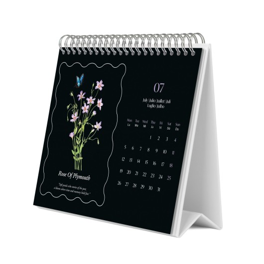 CALENDARIO DA SCRIVANIA 2027 SLEEPLESS GARDEN