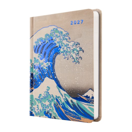 AGENDA ANNUALE 2027 VISTA SETTIMANALE A6 HOKUSAI