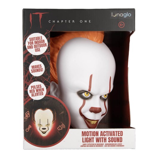 LAMPADA SENSORE MOVIMENTO PENNYWISE MASCHERA
