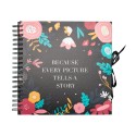 SCRAPBOOK ALBUM FOTO 26X26CM 40 PAGINAS BLUMMEN