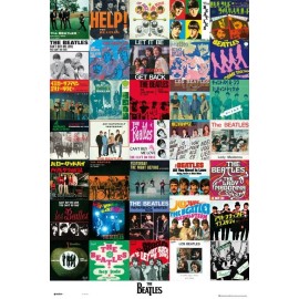POSTER THE BEATLES PORTADAS