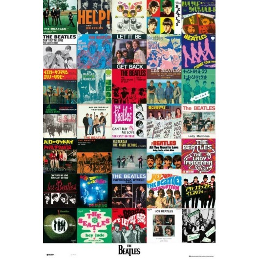 POSTER THE BEATLES PORTADAS