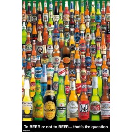 POSTER CERVEZAS TO BEER OR NOT TO BEER