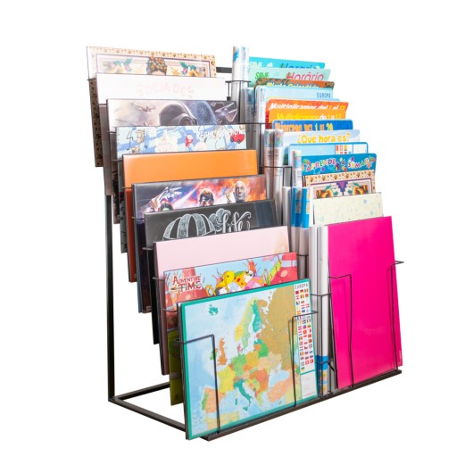 EXPOSITOR MULTIPRODUTO LINEAL VADES LAMINAS POSTERS
